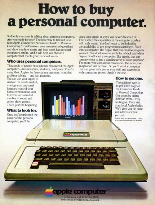 Apple II Advertisement 1979