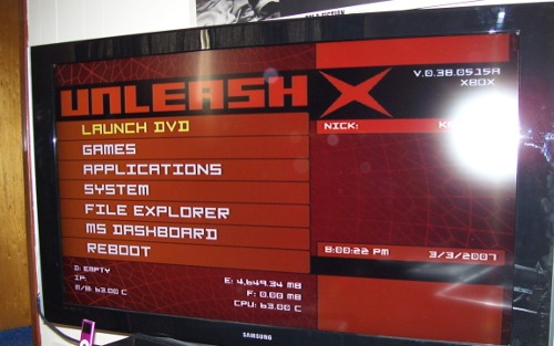 UNLEASHX Xbox Dashboard